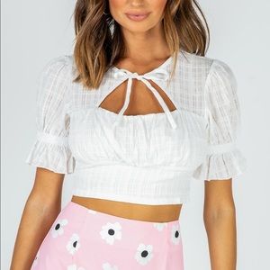 Princess Polly Serena Top in White